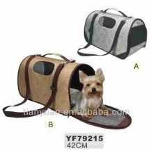 luxury pet carrier bag with water-proof material